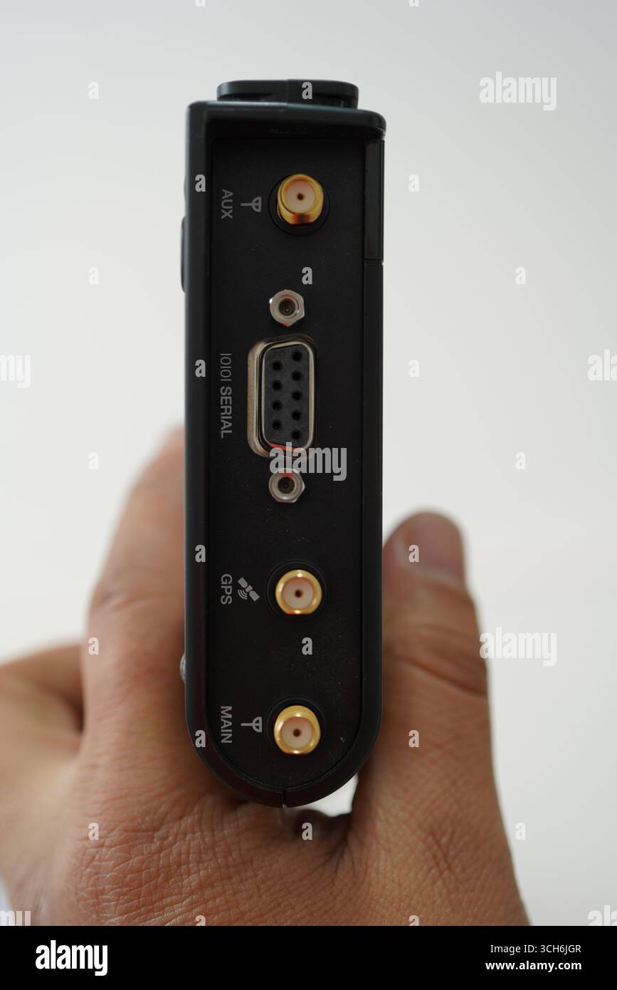 router wireless e rete locale Foto Stock