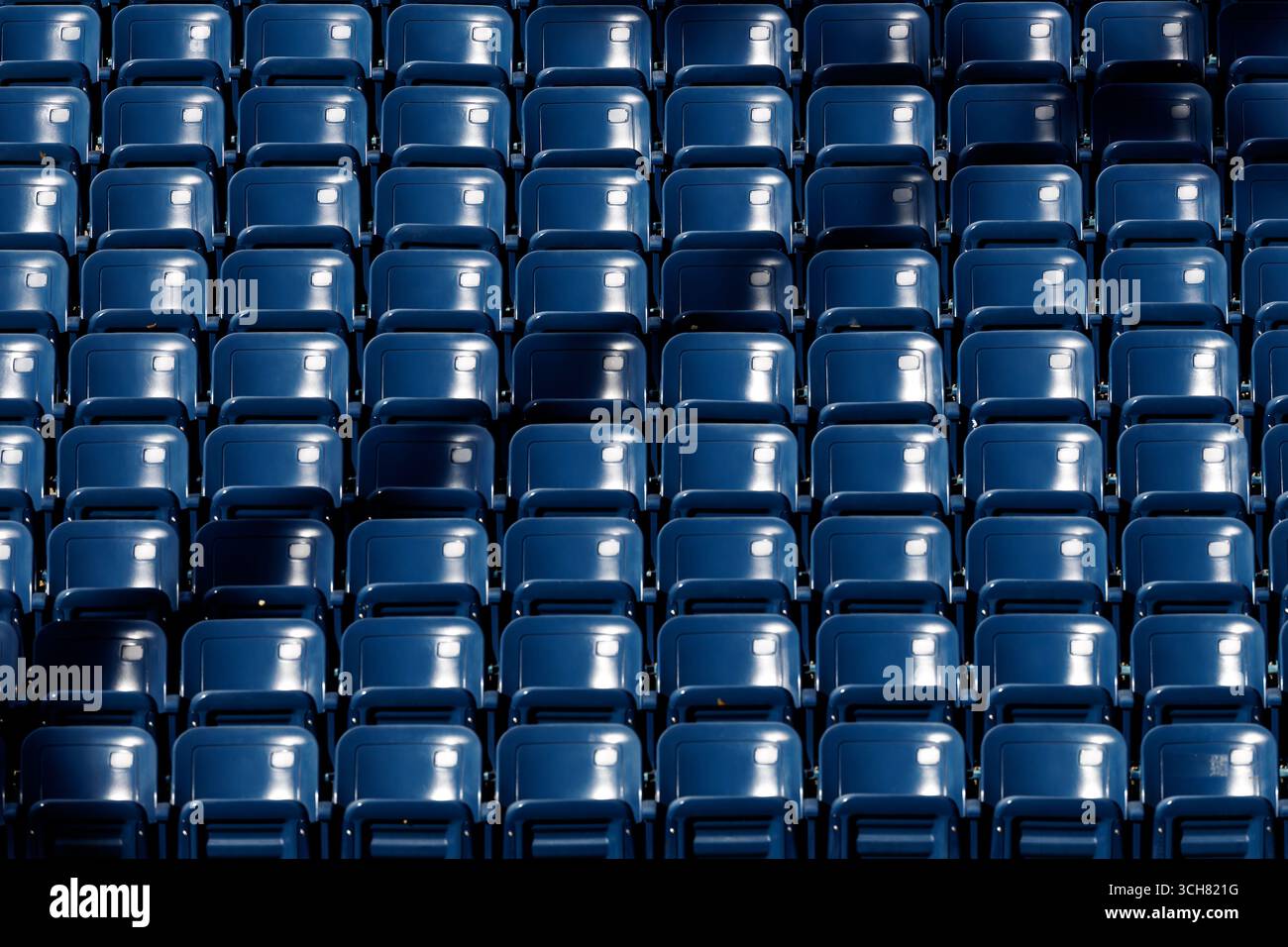 Queens, New York. 31 agosto 2025: Una vista generale dei posti a sedere dello stadio durante gli US Open 2025. Corleve/Alamy Live News Foto Stock