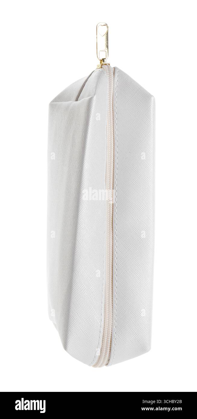 Un'elegante custodia a matita isolata su bianco Foto Stock