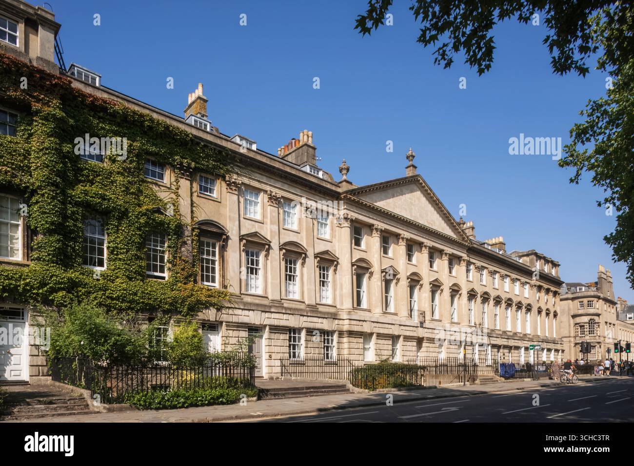 Inghilterra, Somerset, Bath, Queen Square, Northside Historical Georgian Houses Foto Stock