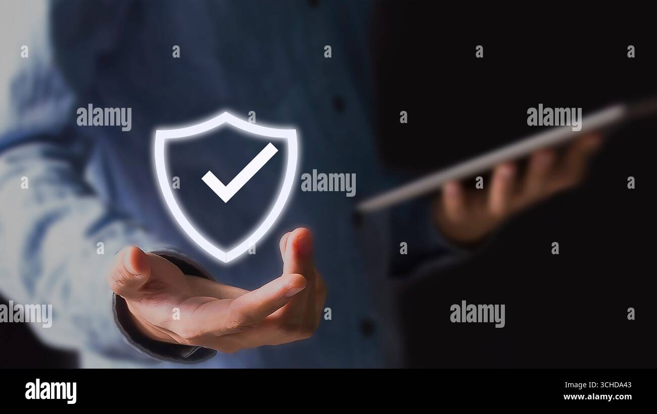Controllo qualità e gestione delle certificazioni nella tecnologia Foto Stock
