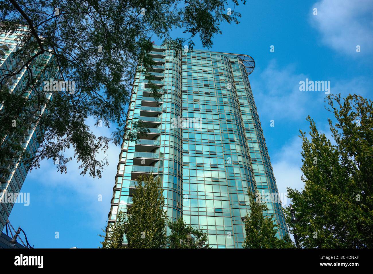Il condominio Harbourside Park a Coal Harbour, Vancouver, British Columbia. Foto Stock