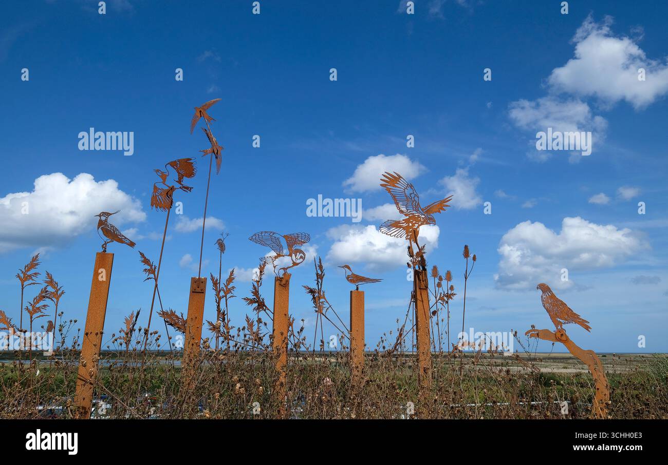 centro informazioni sulla fauna selvatica di norfolk, cley-next-the-sea, inghilterra Foto Stock