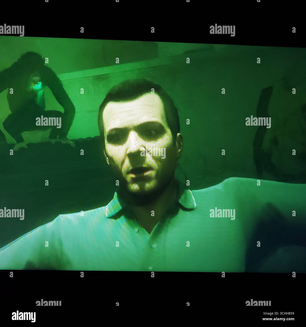 Grand Theft Auto V: Scena di allucinazione di Michael De Santa Foto Stock