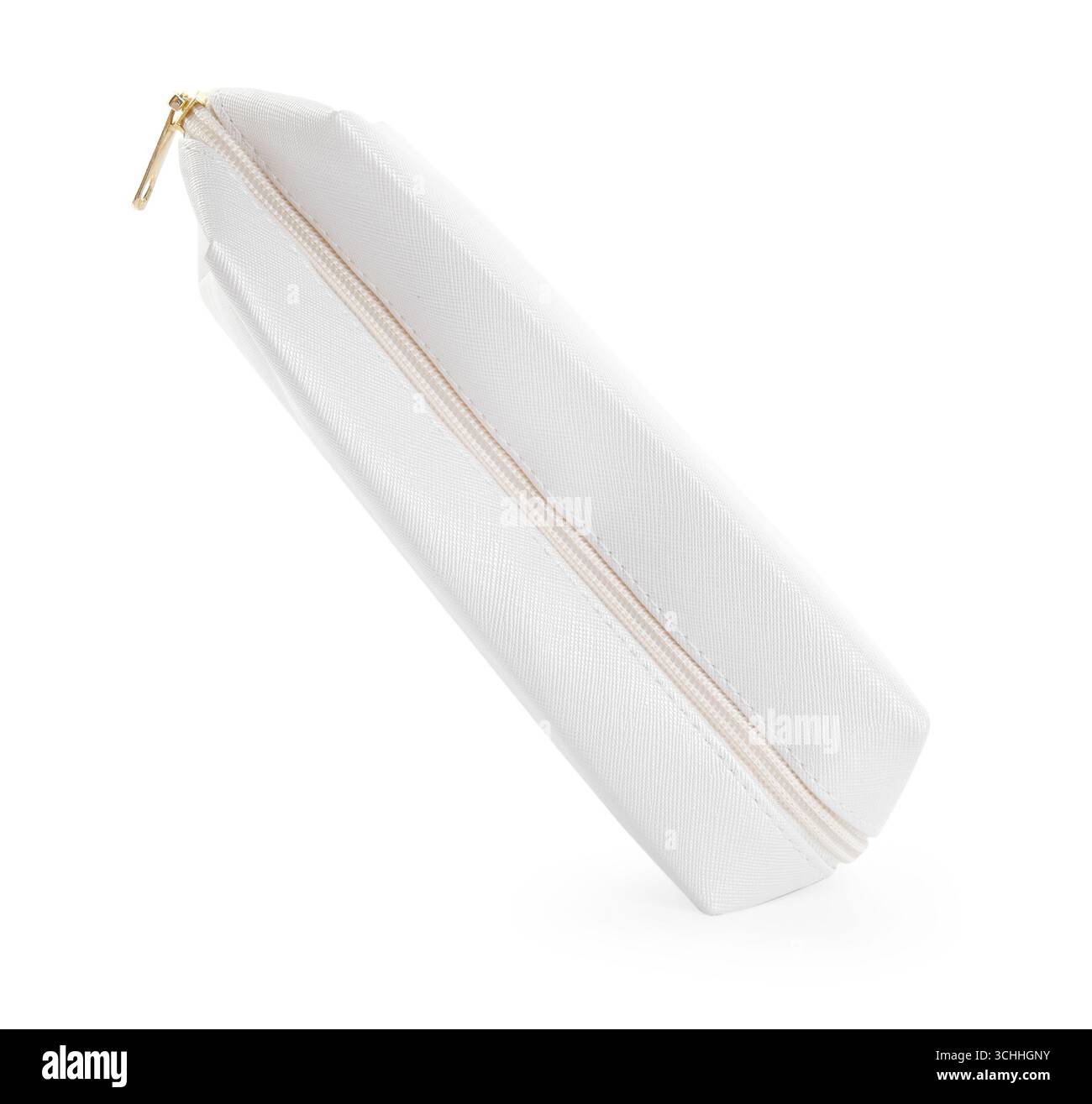 Un'elegante custodia a matita isolata su bianco Foto Stock