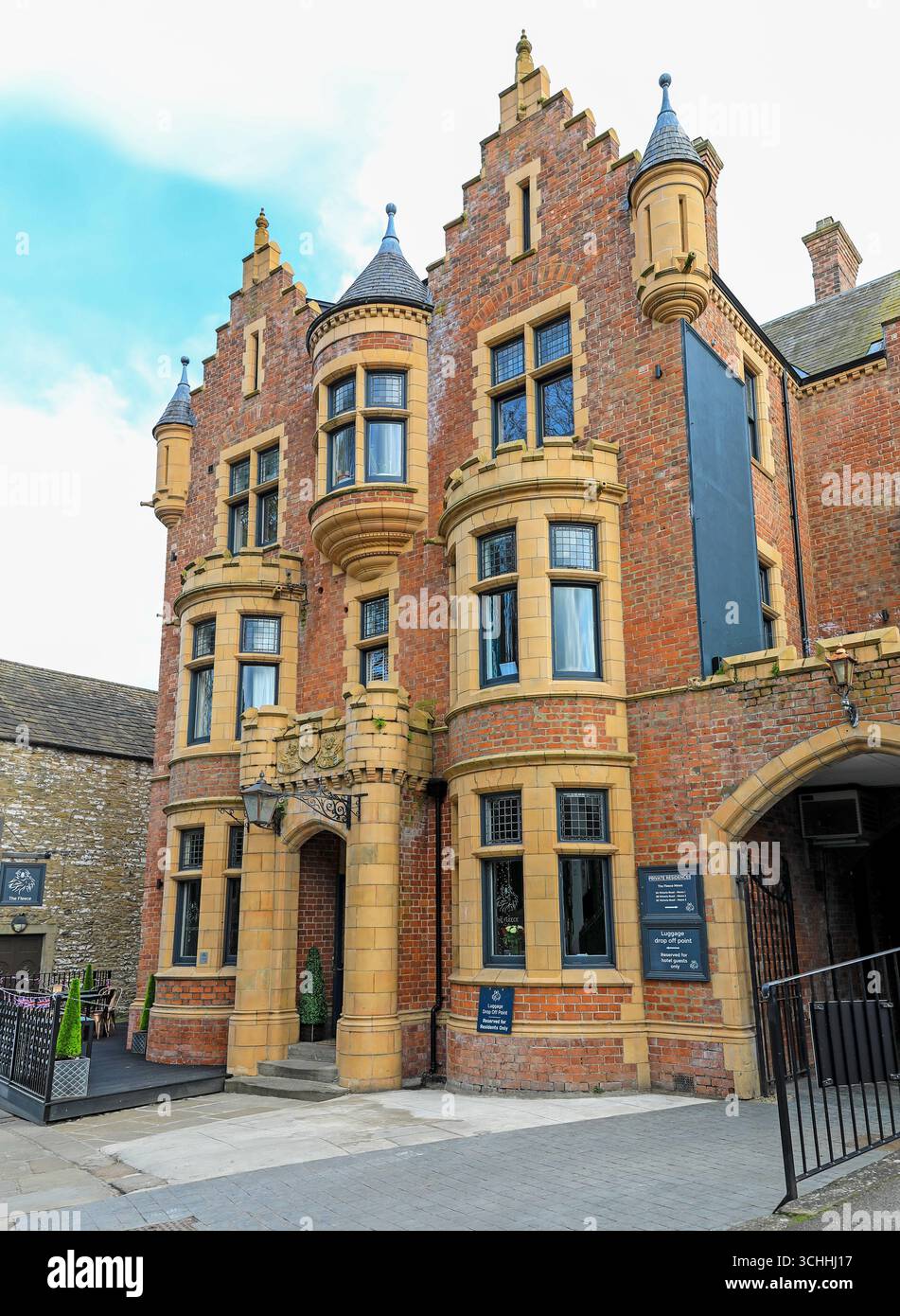 The Fleece Hotel, Richmond, North Yorkshire, Inghilterra, Regno Unito Foto Stock