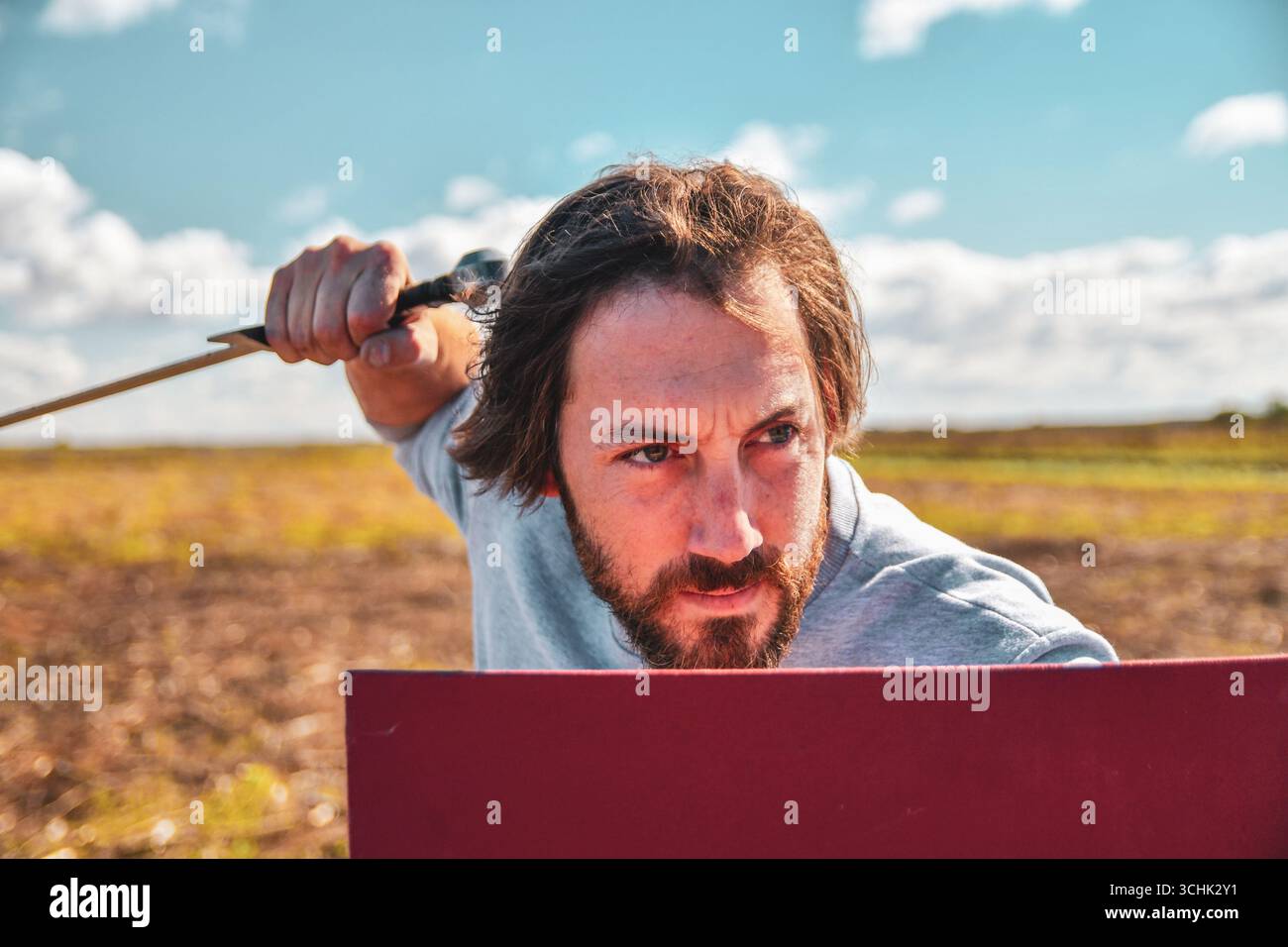 Petar Strugar, attore serbo e conduttore televisivo. Foto Stock