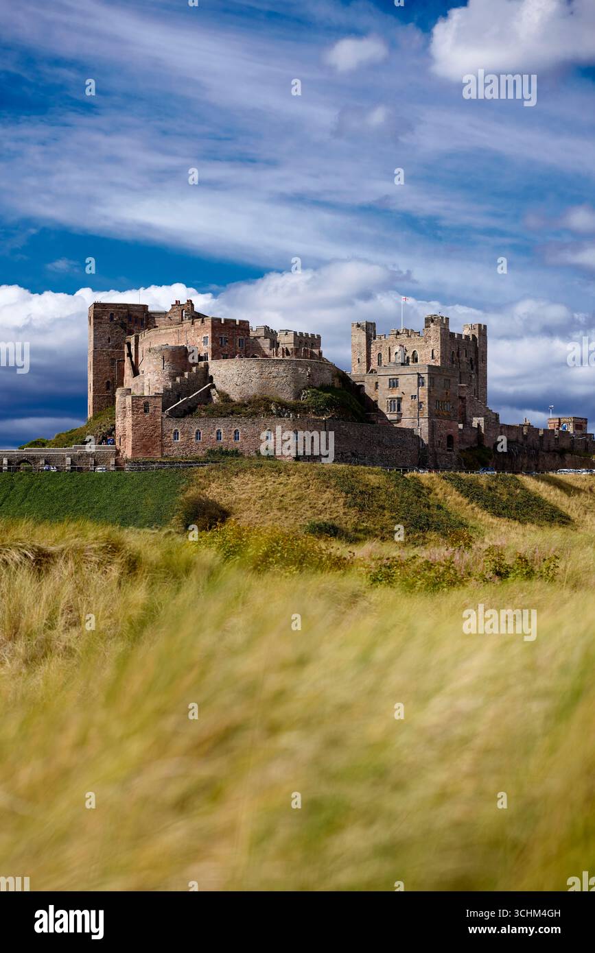 Castello di Bamburgh Foto Stock