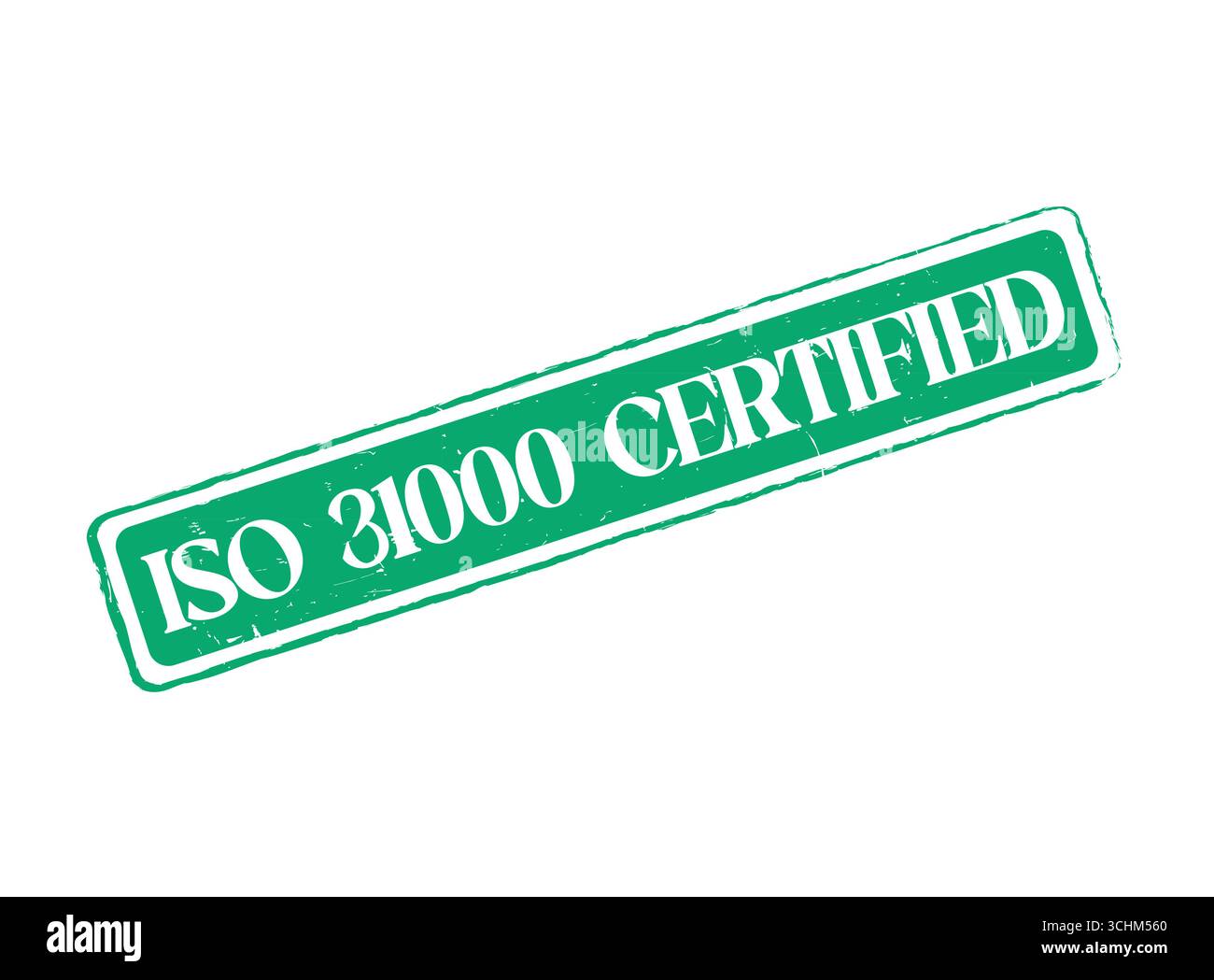 Sigillo in gomma certificato ISO 31000 per la gestione dei rischi e la strategia aziendale Illustrazione Vettoriale Sigillo in gomma certificato ISO 31000 per la gestione dei rischi e la strategia aziendale Illustrazione Vettoriale