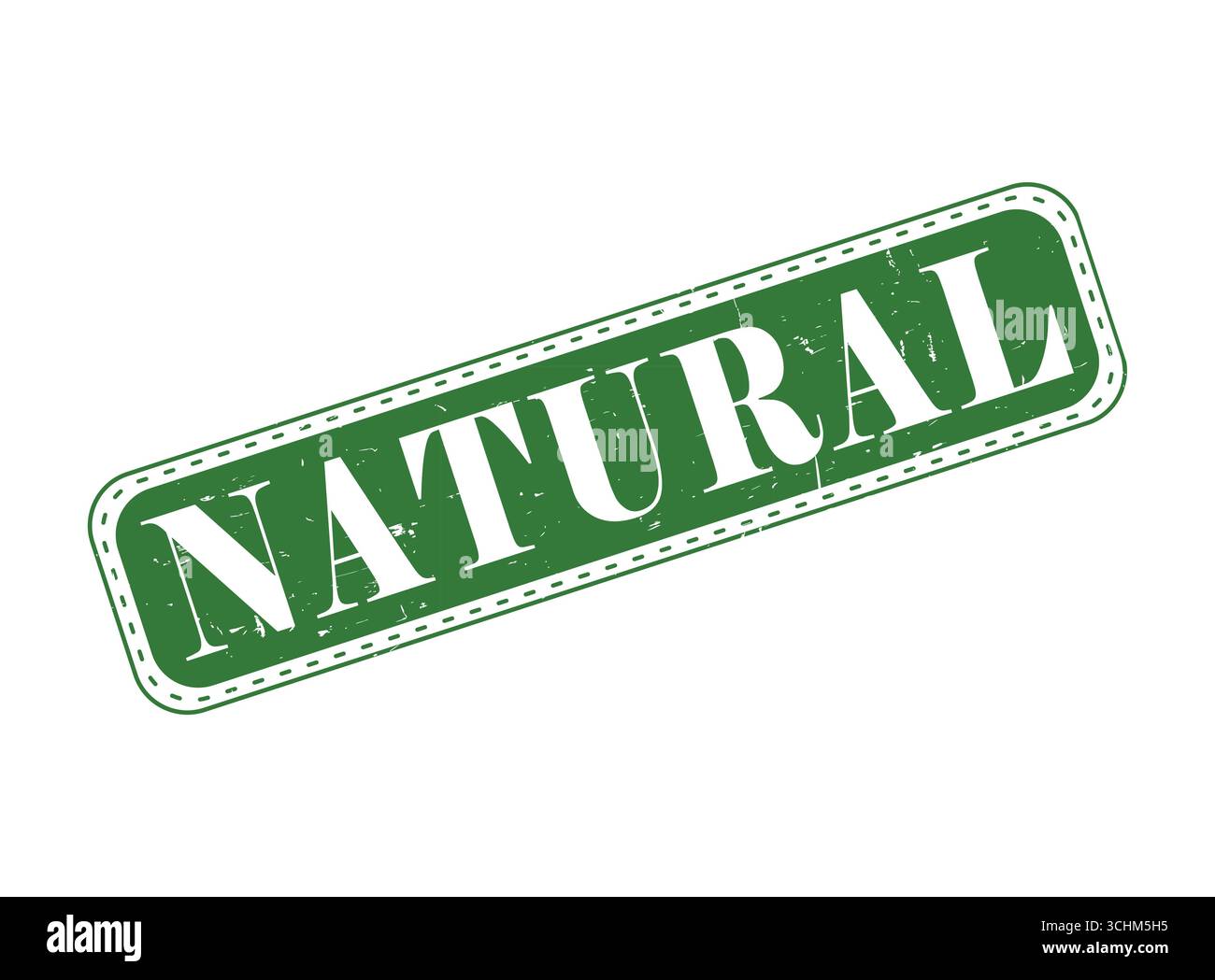 Un sigillo in gomma naturale su una barra Illustrazione Vettoriale