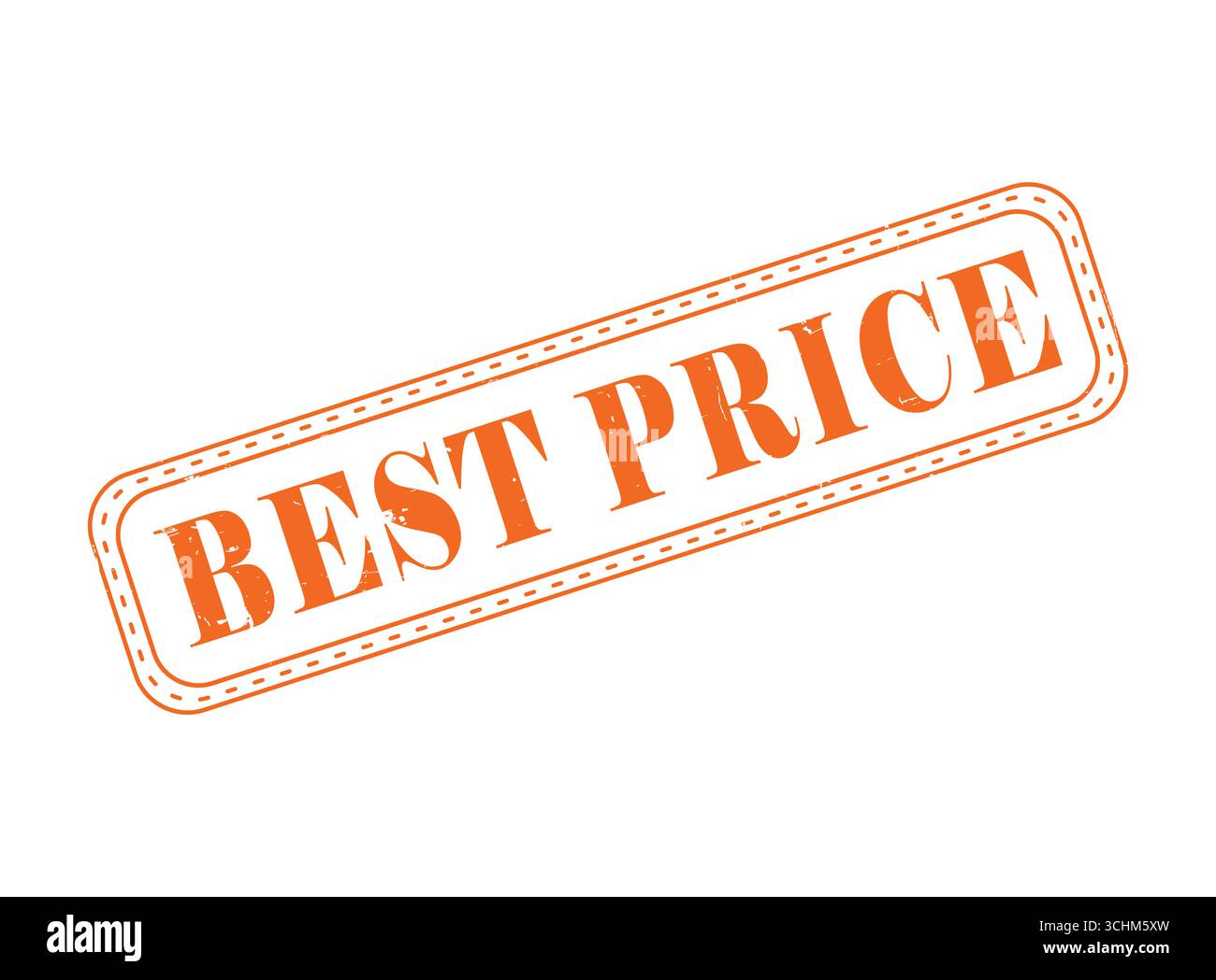 Una guarnizione con timbro in gomma di miglior prezzo con profilo Illustrazione Vettoriale