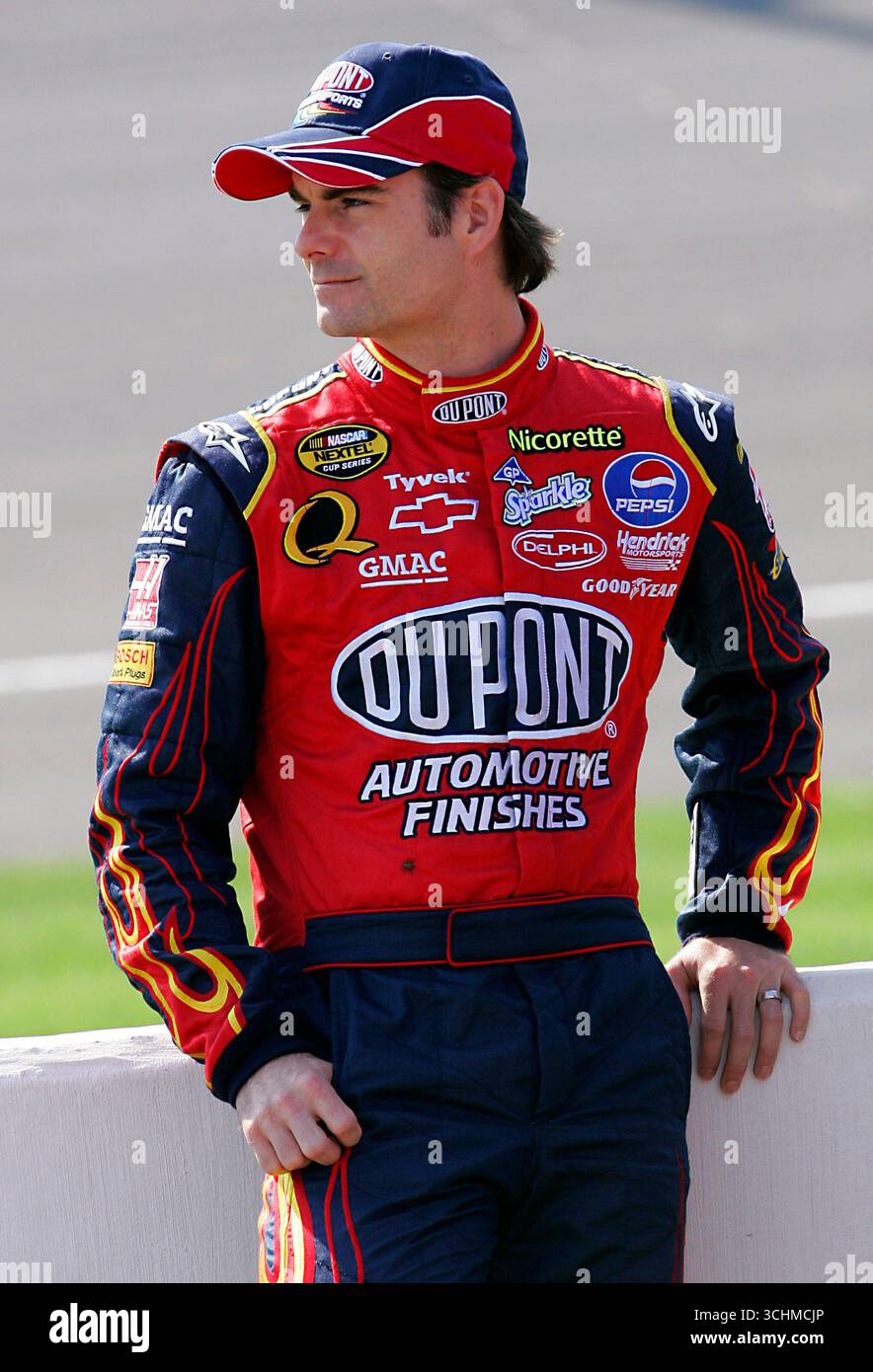 18 agosto 2007 - Brooklyn, mi, USA: Jeff Gordon durante le qualifiche per la 3M Performance 400 al Michigan International Speedway di Brooklyn, mi. Foto Stock