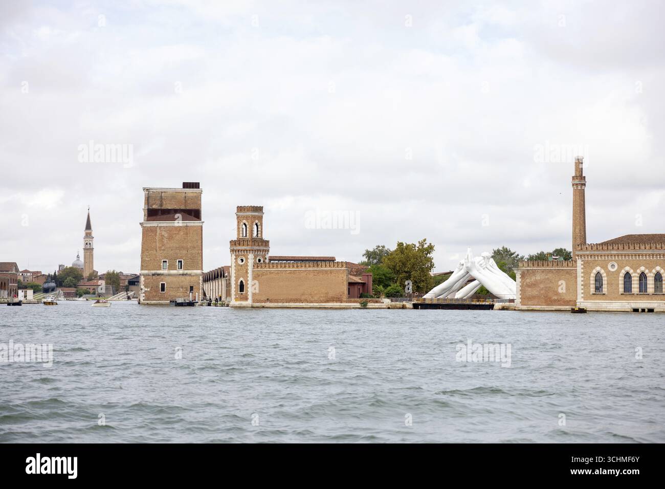 Venezia, Italia - 2 settembre 2025: Vista panoramica di Venezia durante la 82a Mostra Internazionale d'Arte cinematografica di Venezia Foto Stock