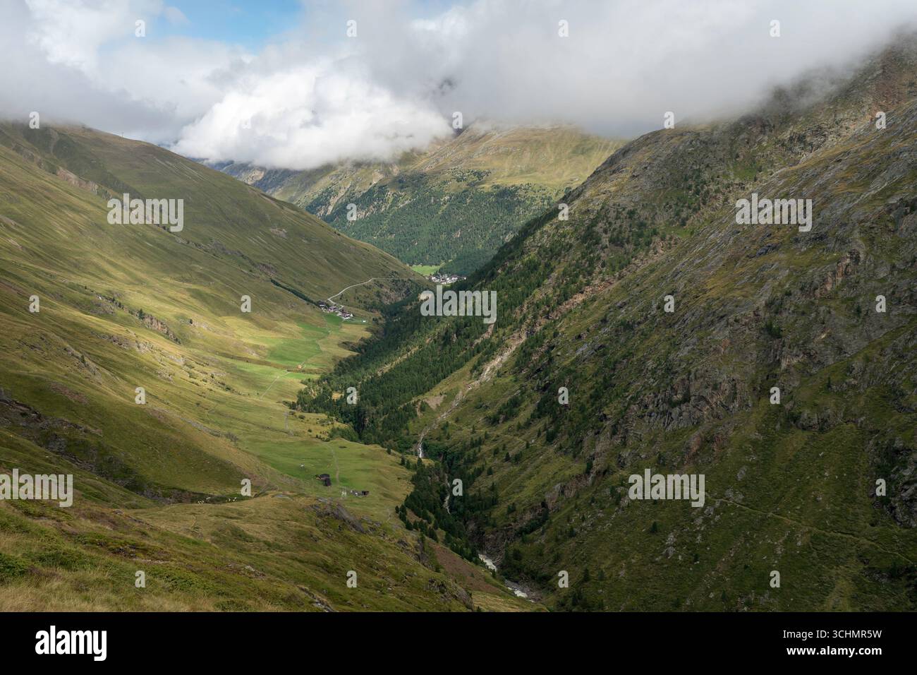 Rofental, Vent, Tirolo Foto Stock