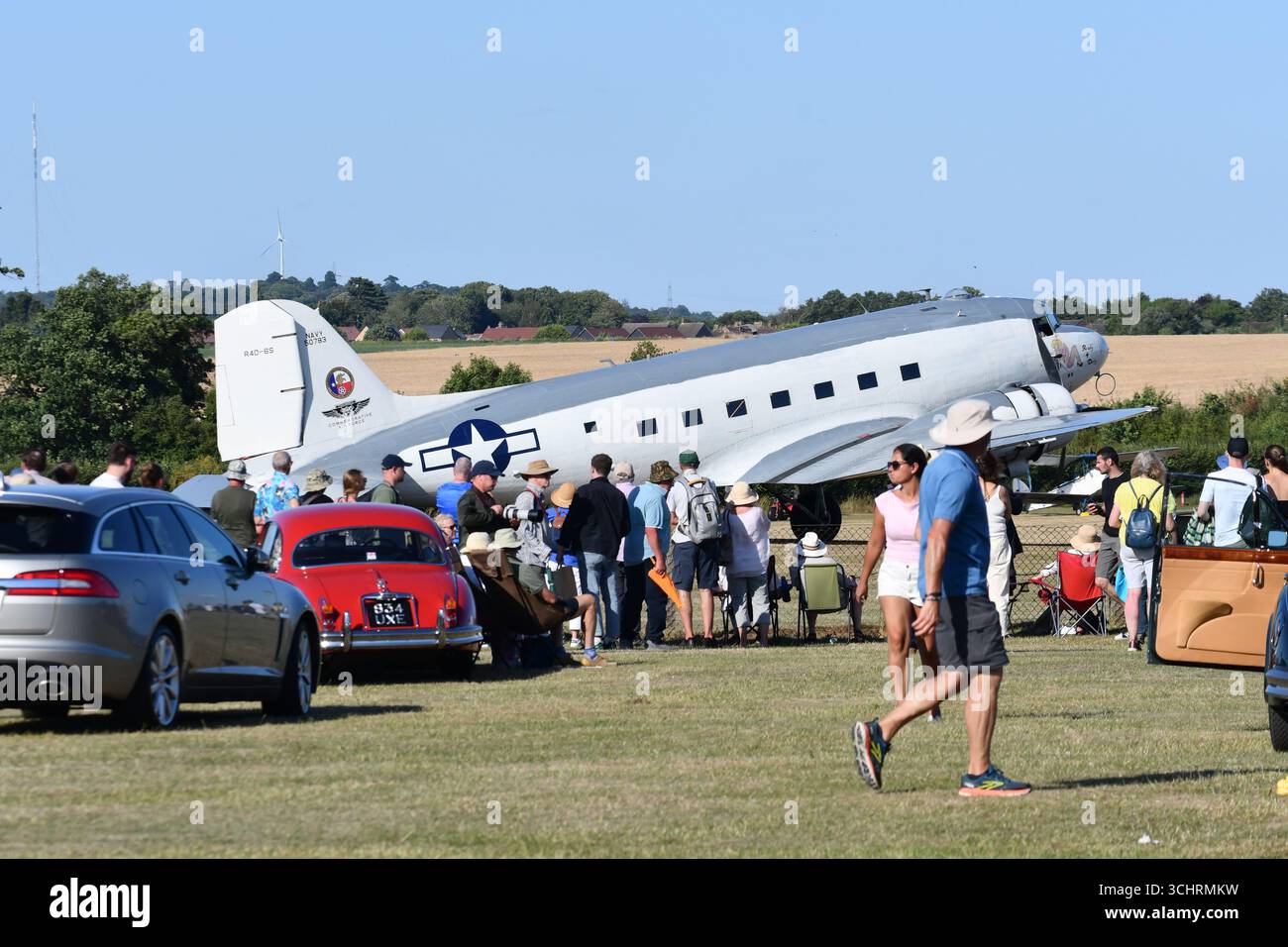 Festival of Flight Airshow, Shuttleworth, Bedfordshire, Regno Unito Foto Stock