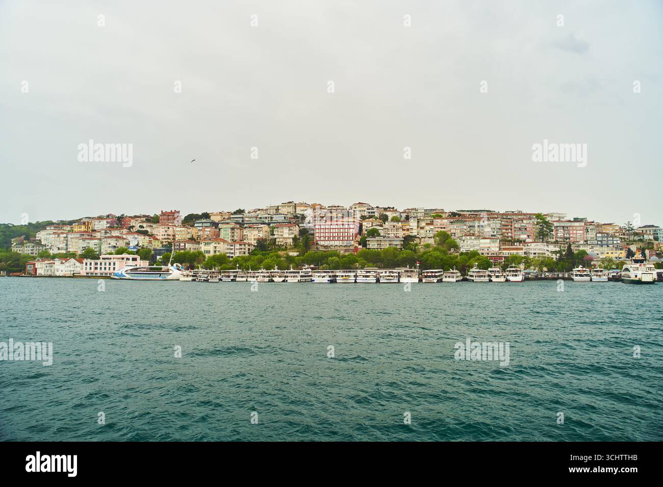 Paesaggio urbano della parte asiatica di Istanbul, Turchia Foto Stock