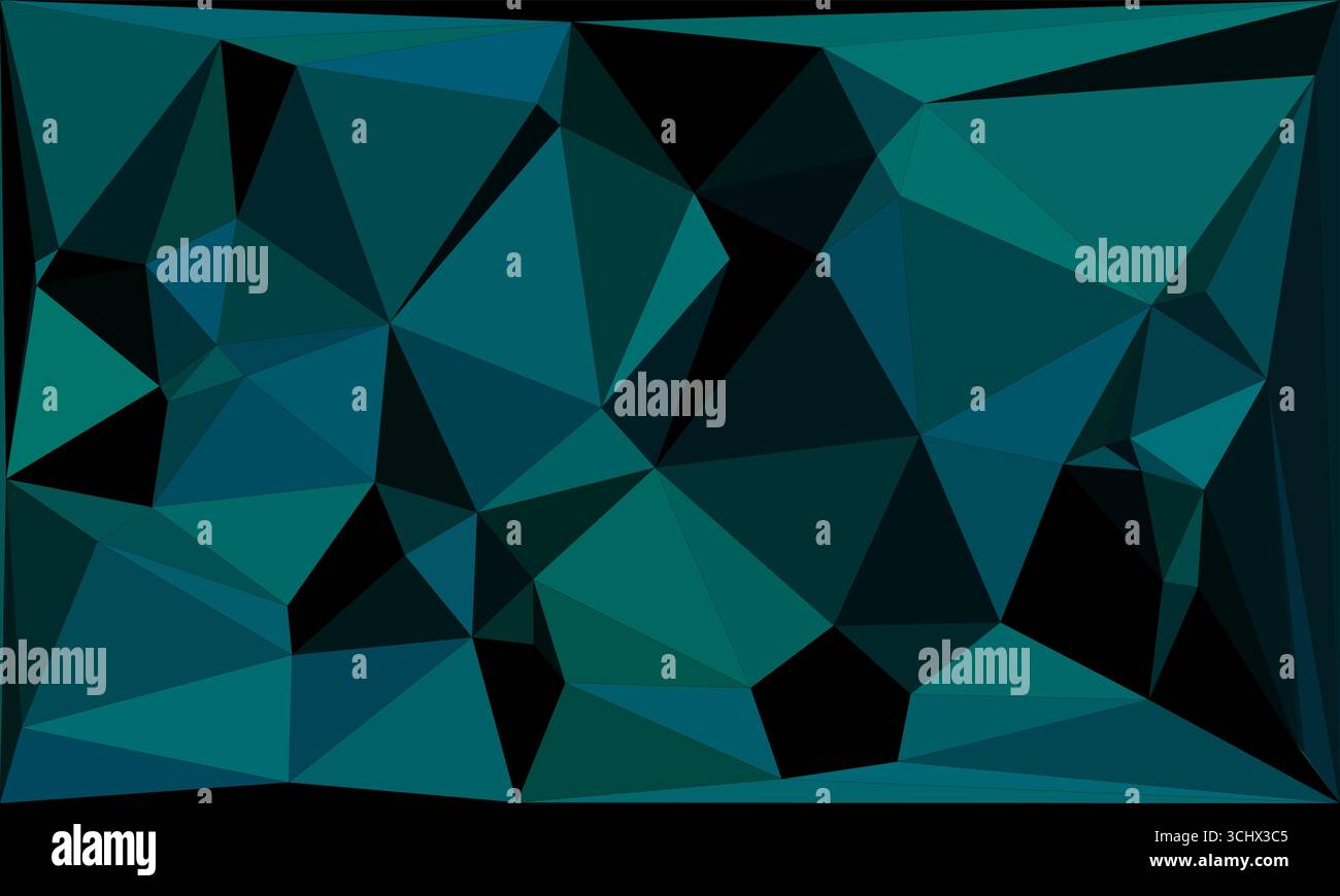 Mosaico poligonale con sfondo geometrico astratto a colori sfumati. Design con basso background in polietilene. Tecnologia a basso fondo in polietilene. Moderno e alla moda Illustrazione Vettoriale