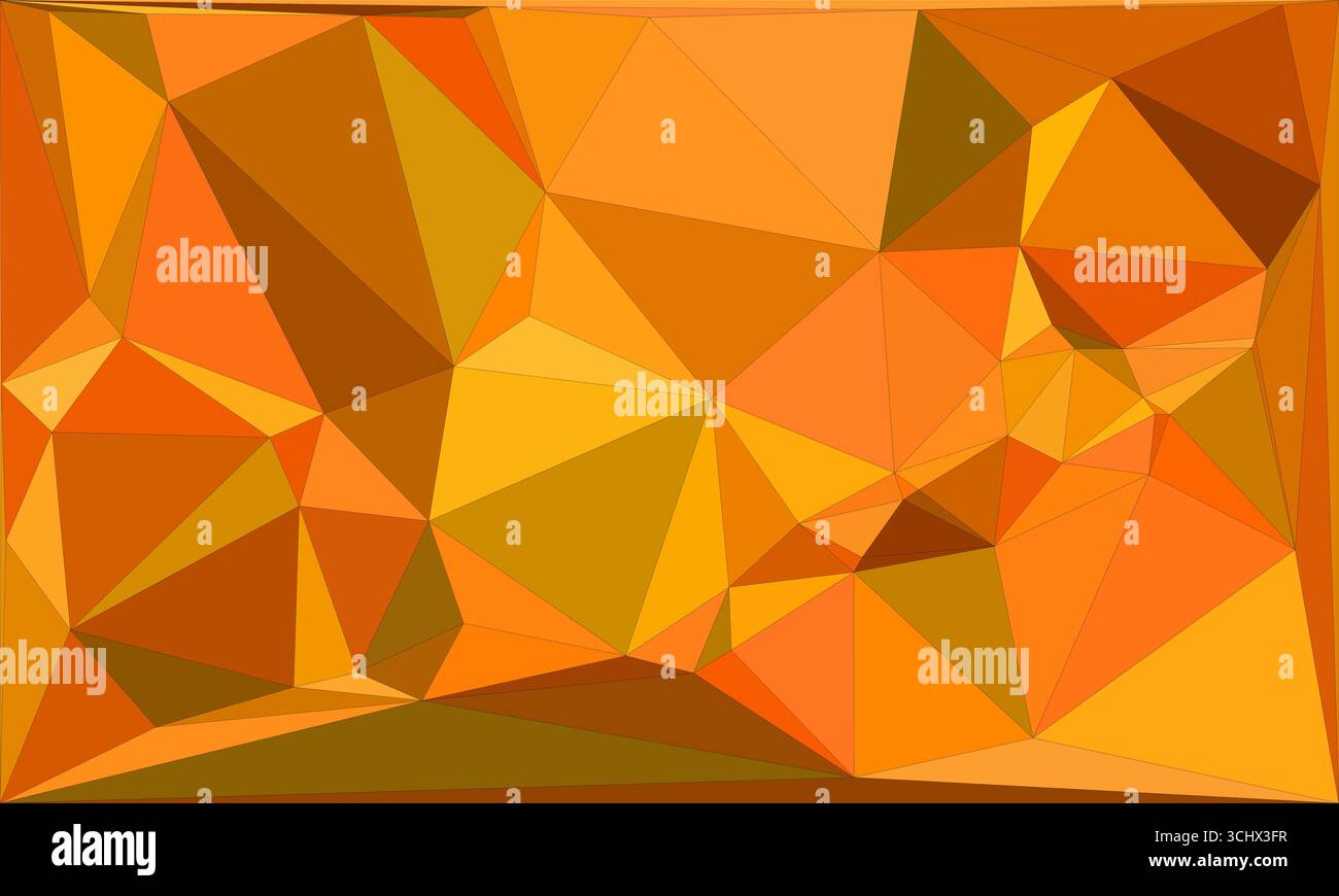 Mosaico poligonale con sfondo geometrico astratto a colori sfumati. Design con basso background in polietilene. Tecnologia a basso fondo in polietilene. Moderno e alla moda Illustrazione Vettoriale