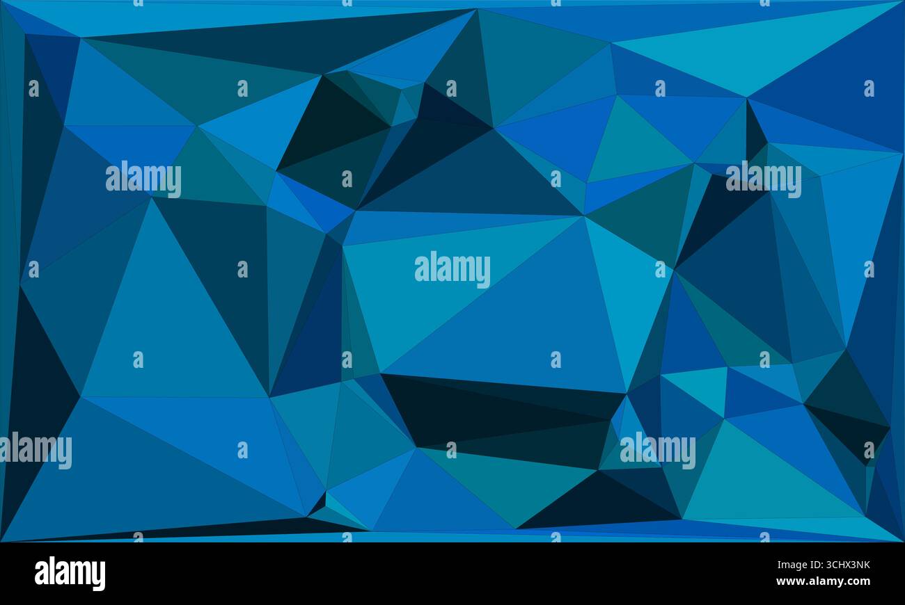 Mosaico poligonale con sfondo geometrico astratto a colori sfumati. Design con basso background in polietilene. Tecnologia a basso fondo in polietilene. Moderno e alla moda Illustrazione Vettoriale