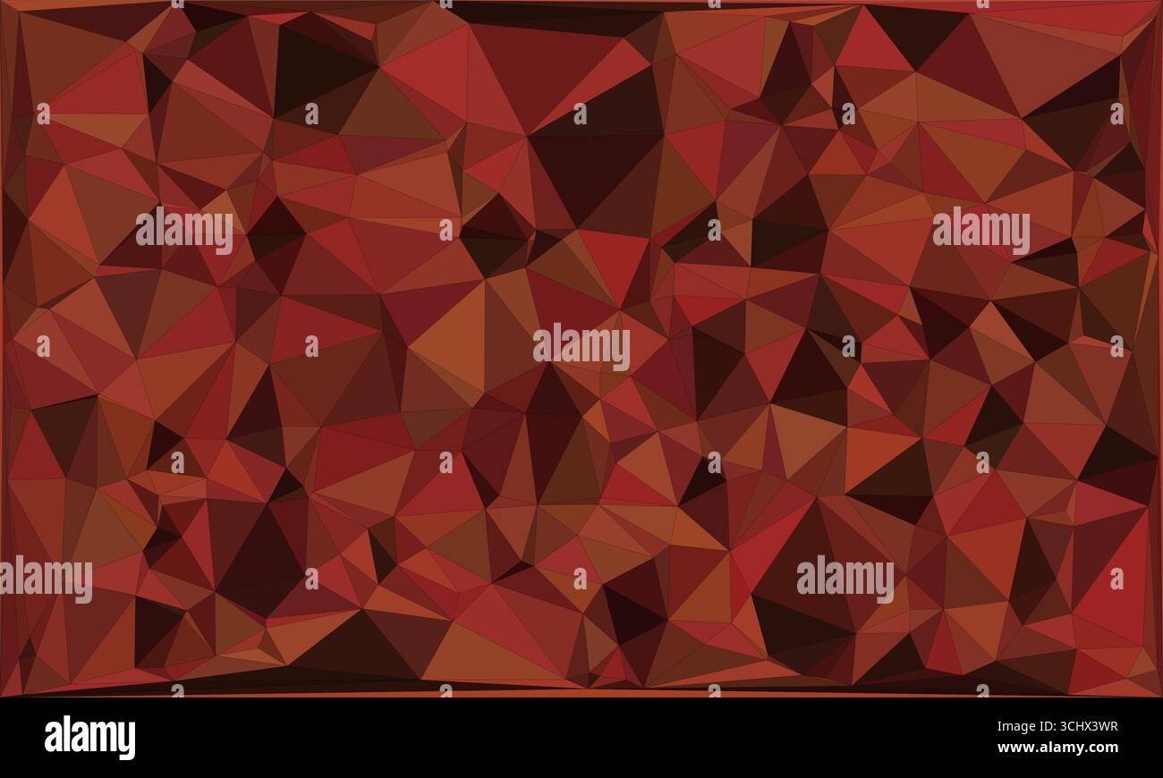 Mosaico poligonale con sfondo geometrico astratto a colori sfumati. Design con basso background in polietilene. Tecnologia a basso fondo in polietilene. Moderno e alla moda Illustrazione Vettoriale