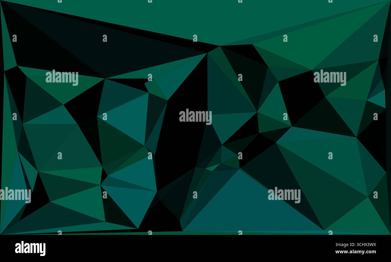 Mosaico poligonale con sfondo geometrico astratto a colori sfumati. Design con basso background in polietilene. Tecnologia a basso fondo in polietilene. Moderno e alla moda Illustrazione Vettoriale