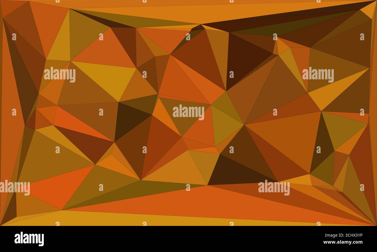 Mosaico poligonale con sfondo geometrico astratto a colori sfumati. Design con basso background in polietilene. Tecnologia a basso fondo in polietilene. Moderno e alla moda Illustrazione Vettoriale