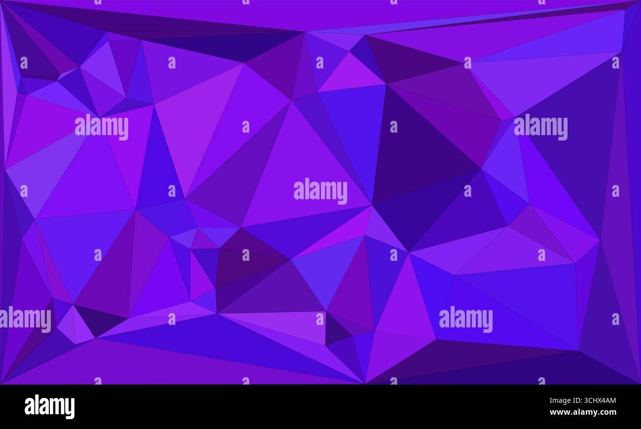 Mosaico poligonale con sfondo geometrico astratto a colori sfumati. Design con basso background in polietilene. Tecnologia a basso fondo in polietilene. Moderno e alla moda Illustrazione Vettoriale