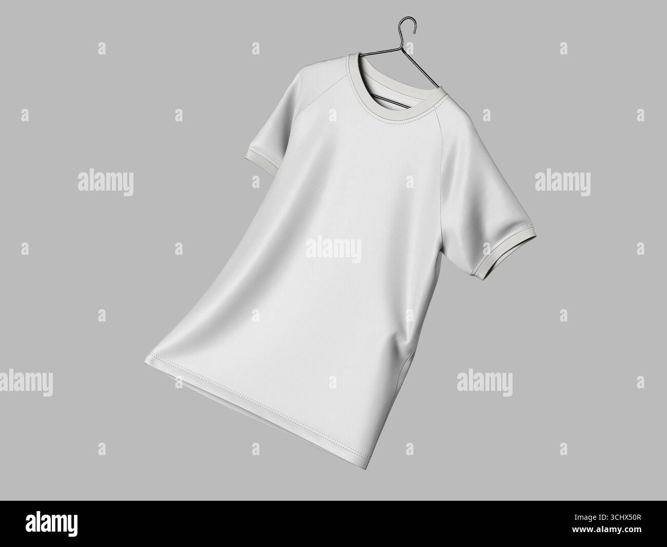 Maglia da calcio Hanging Sports Mockup on Hanger Foto Stock