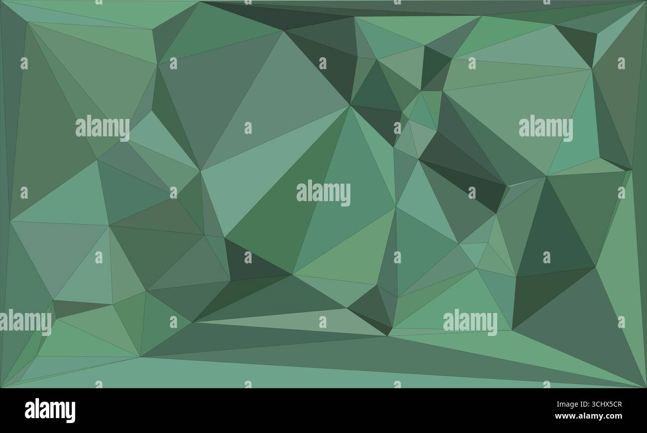 Mosaico poligonale con sfondo geometrico astratto a colori sfumati. Design con basso background in polietilene. Tecnologia a basso fondo in polietilene. Illustrazione Vettoriale