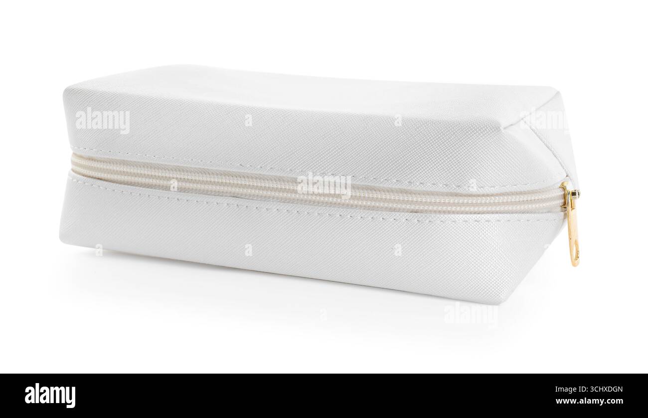 Un'elegante custodia a matita isolata su bianco Foto Stock
