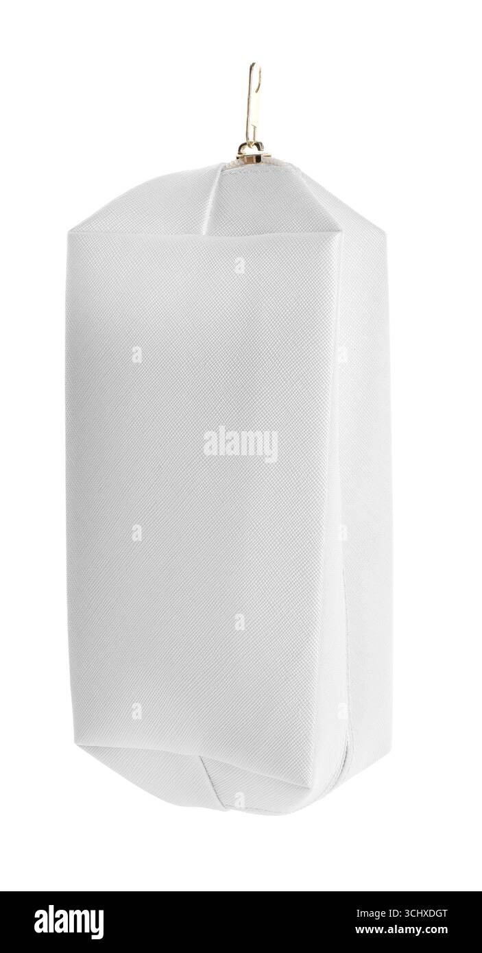 Un'elegante custodia a matita isolata su bianco Foto Stock