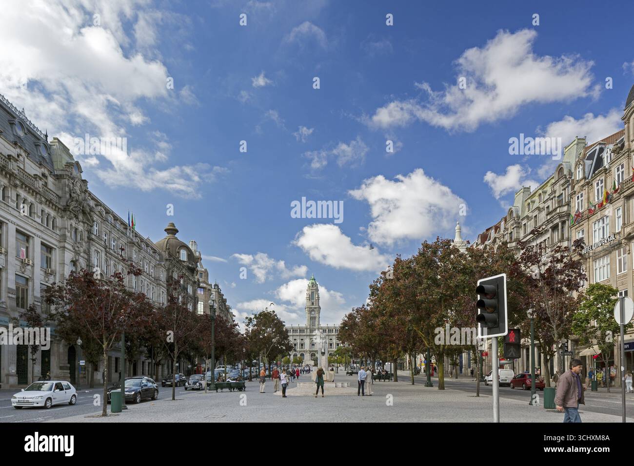 Oporto, quartiere di Porto, Portogallo, Europa, vista aerea, vista a volo d'uccello, viaggi, viaggi fotografici Foto Stock
