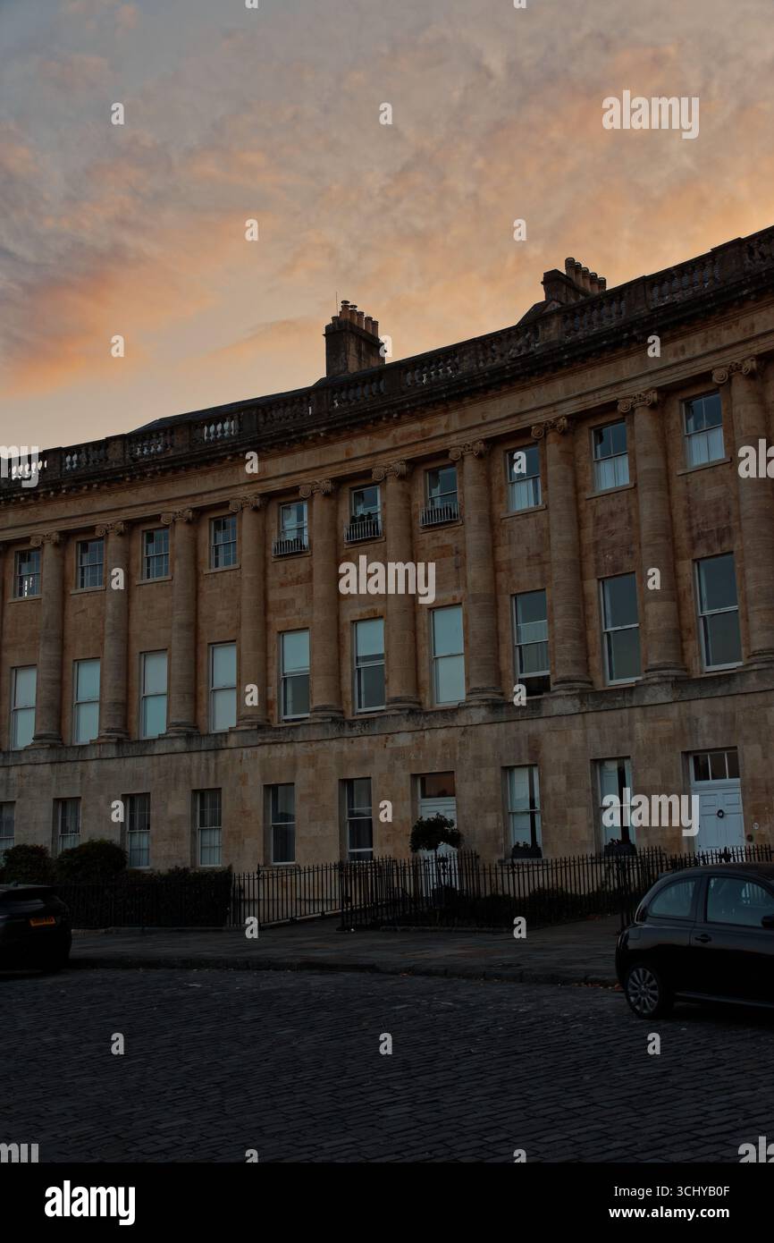 Splendida Golden Hour a Bath e dintorni Foto Stock Splendida Golden Hour a Bath e dintorni Foto Stock