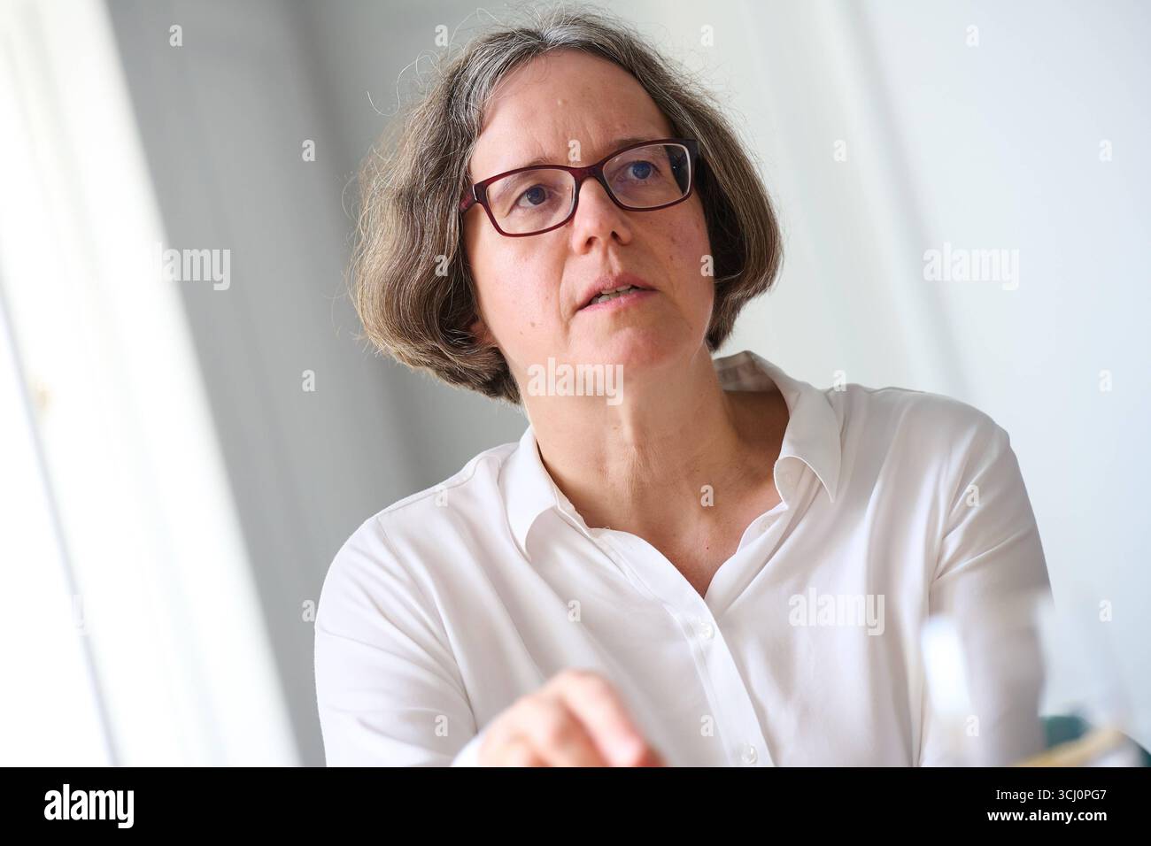 Julia von Blumenthal, Praesidentin der Humboldt Universitaet Berlin foto vom 18.08.2025. SOLO PER USO EDITORIALE *** Julia von Blumenthal, Presidente dell'Università Humboldt di Berlino foto dal 18 08 2025 SOLO PER USO EDITORIALE Copyright: epd-bild/ChristianxDitsch D25D0818JuliaVonBlumenthal160610 Foto Stock