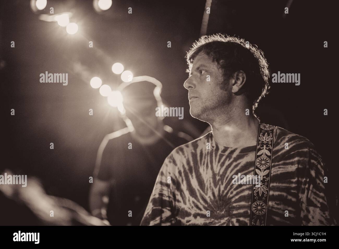 Band Helicon che si esibisce dal vivo al Bread Shed Manchester , come parte del Manchester Psych Fest 30.08.2025 del fotografo Adam Edwards Foto Stock