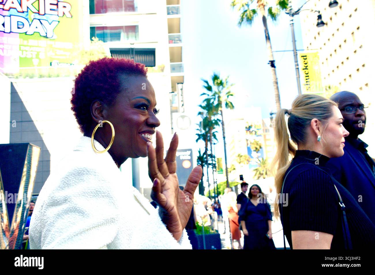 L'attrice Viola Davis partecipa alla cerimonia della stella Hollywood Walk of Fame di Jessica Chastain sull'Hollywood Boulevard a Los Angeles, California, 4 settembre 2025. Foto Stock