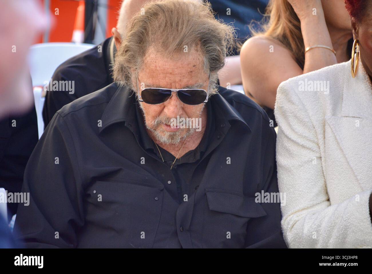 Il leggendario attore al Pacino partecipa alla cerimonia della stella Hollywood Walk of Fame di Jessica Chastain sull'Hollywood Boulevard a Los Angeles, California, 4 settembre 2025. Foto Stock