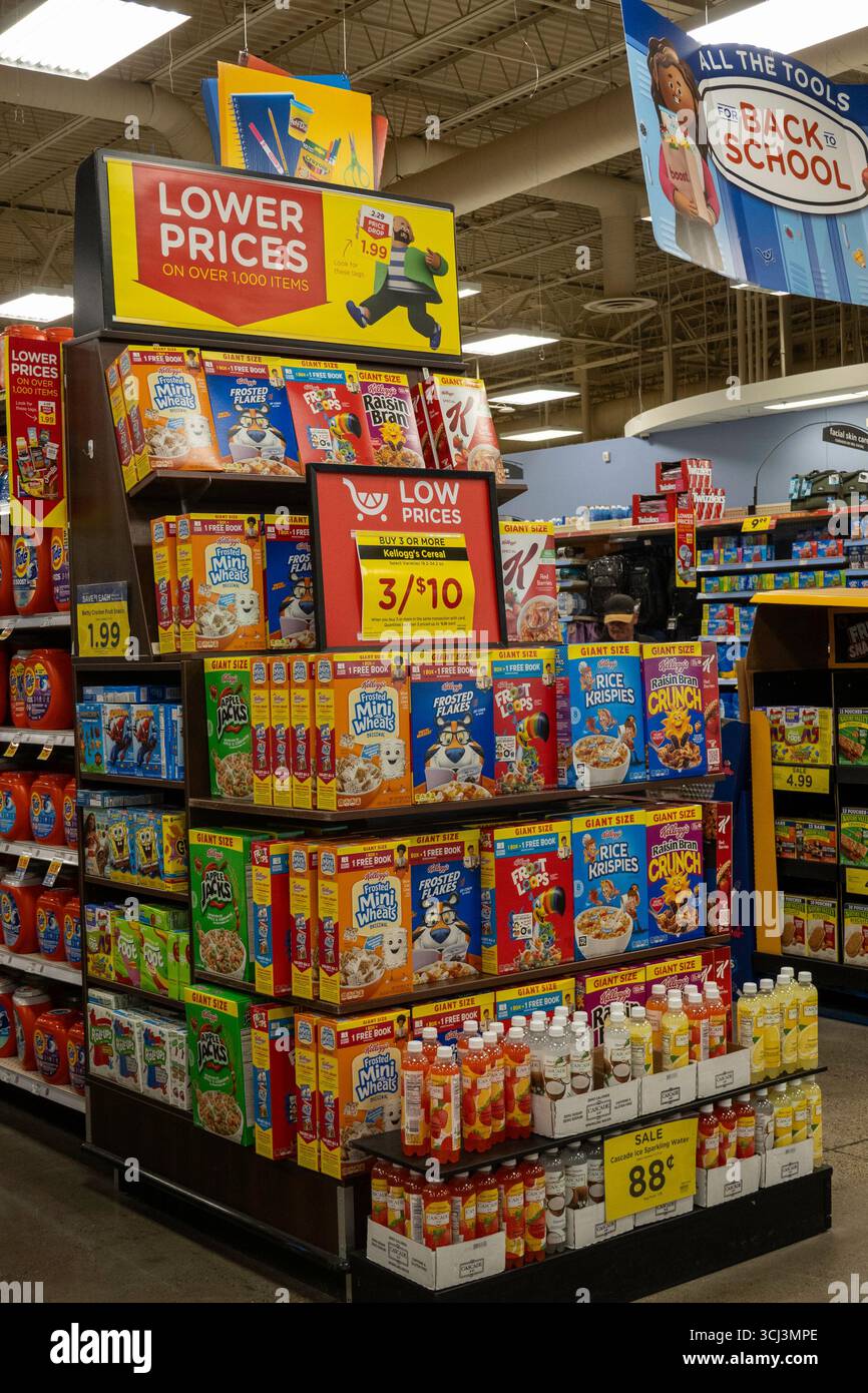 Smith's Food and Drug Store, ora di proprietà di Kroger Company, è una catena di supermercati regionale di grande rilevanza, Great Falls, Montana, USA 2025 Foto Stock