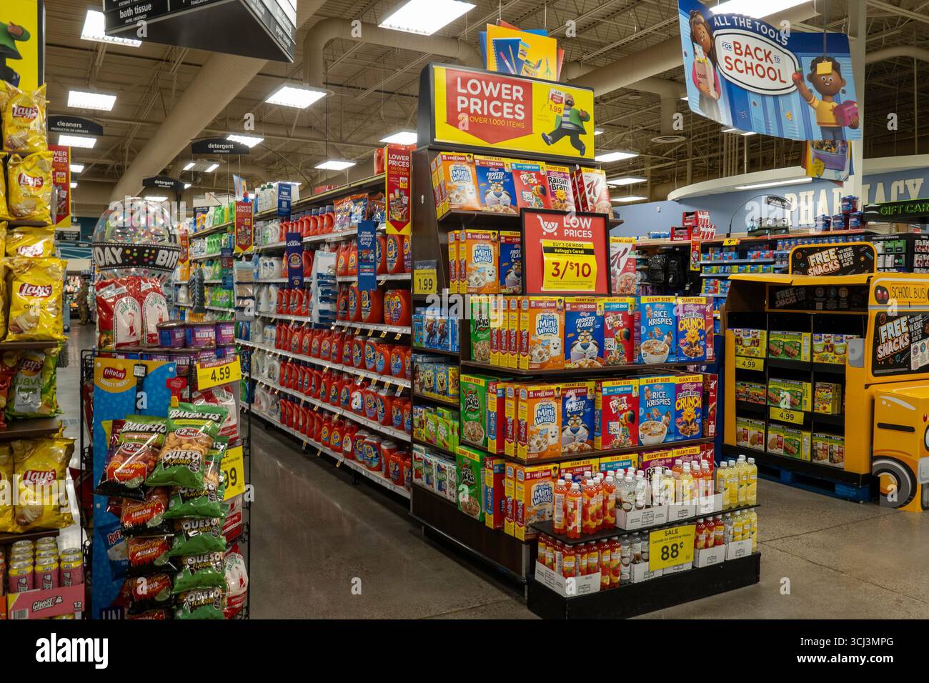 Smith's Food and Drug Store, ora di proprietà di Kroger Company, è una catena di supermercati regionale di grande rilevanza, Great Falls, Montana, USA 2025 Foto Stock