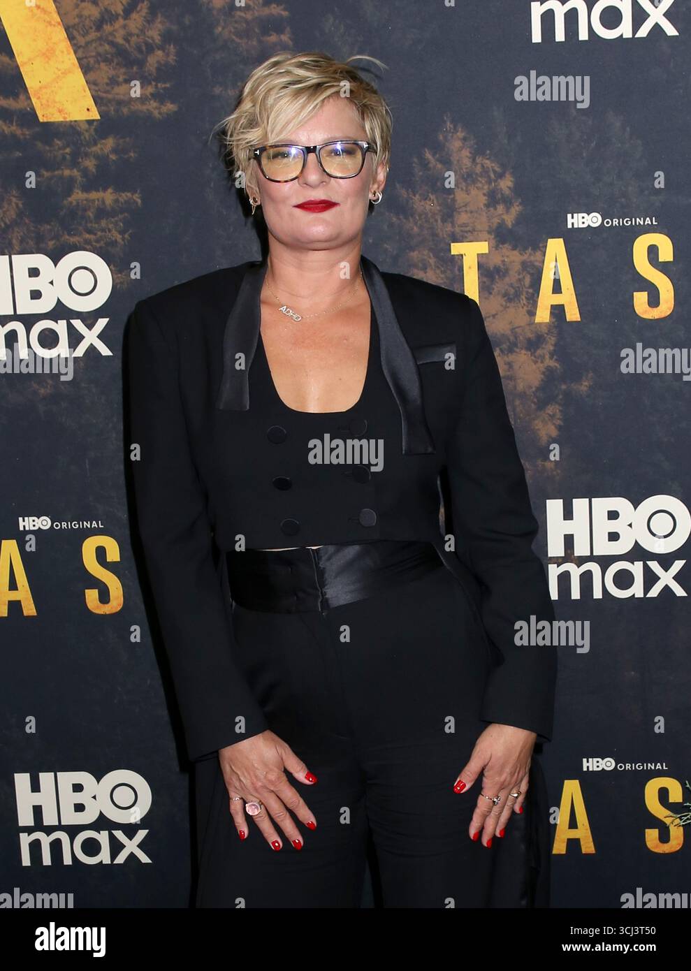 New York, Stati Uniti. 4 settembre 2025. Martha Plimpton partecipa alla prima "Task" di HBO a New York tenutasi al Perelman Performing Arts Center il 4 settembre 2025 a New York, NY © Steven Bergman/AFF-USA.COM Credit: AFF/Alamy Live News Foto Stock