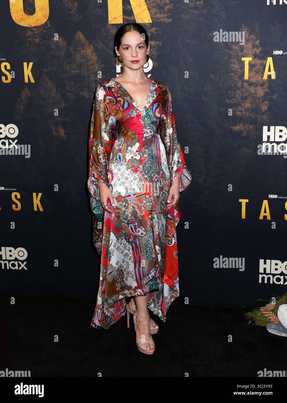 New York, Stati Uniti. 4 settembre 2025. Melanie Zanetti partecipa alla prima "Task" di HBO a New York tenutasi al Perelman Performing Arts Center il 4 settembre 2025 a New York, NY © Steven Bergman/AFF-USA.COM Credit: AFF/Alamy Live News Foto Stock