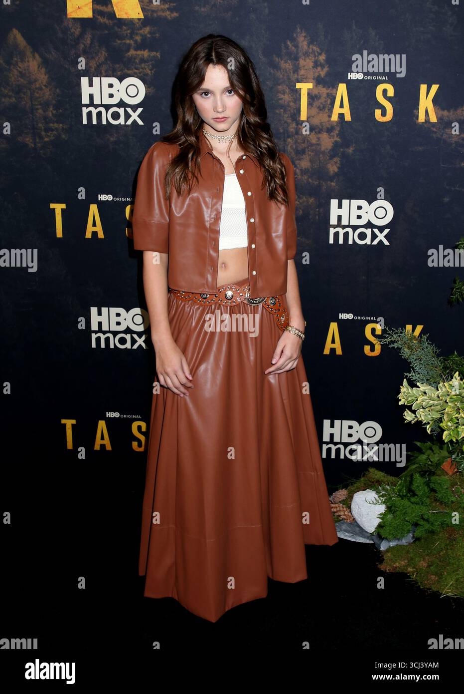 New York, Stati Uniti. 4 settembre 2025. Kennedy Moyer partecipa alla prima "Task" di HBO a New York tenutasi al Perelman Performing Arts Center il 4 settembre 2025 a New York, NY © Steven Bergman/AFF-USA.COM Credit: AFF/Alamy Live News Foto Stock