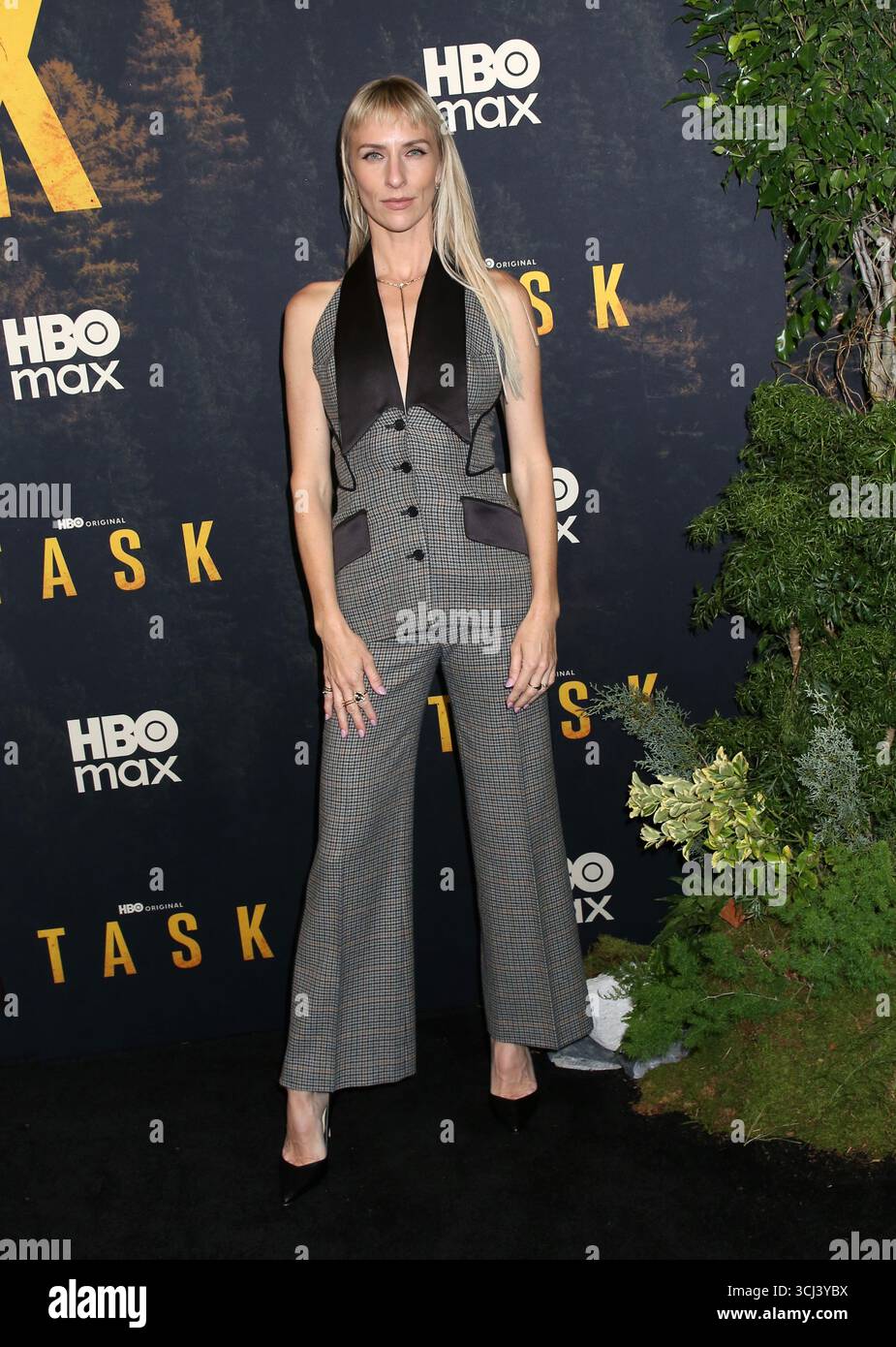New York, Stati Uniti. 4 settembre 2025. Mickey Sumner partecipa alla prima "Task" di HBO a New York tenutasi al Perelman Performing Arts Center il 4 settembre 2025 a New York, NY © Steven Bergman/AFF-USA.COM Credit: AFF/Alamy Live News Foto Stock