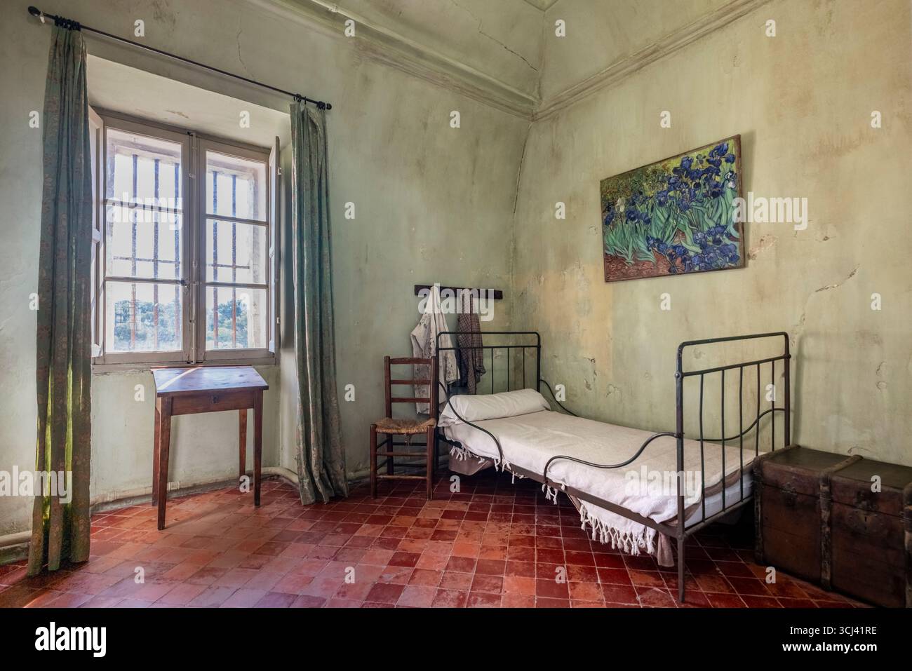 VINCENT VAN GOGH (1853-1890) CAMERA DA LETTO (8 MAGGIO 1888-MAGGIO 1889) MONASTERO DI SAINT-PAUL-DE-MAUSOLE (11C) SAINT-REMY-DE-PROVENCE PROVENCE PROVENCE FRANCIA Foto Stock