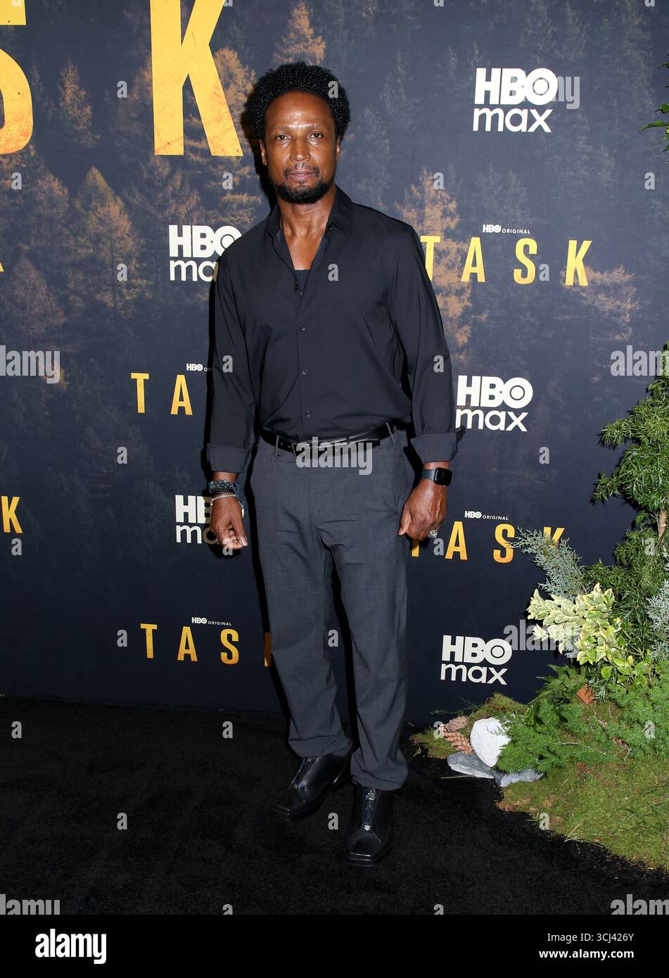 New York, Stati Uniti. 4 settembre 2025. Elvis Nolasco partecipa alla prima "Task" di HBO a New York tenutasi al Perelman Performing Arts Center il 4 settembre 2025 a New York, NY © Steven Bergman/AFF-USA.COM Credit: AFF/Alamy Live News Foto Stock