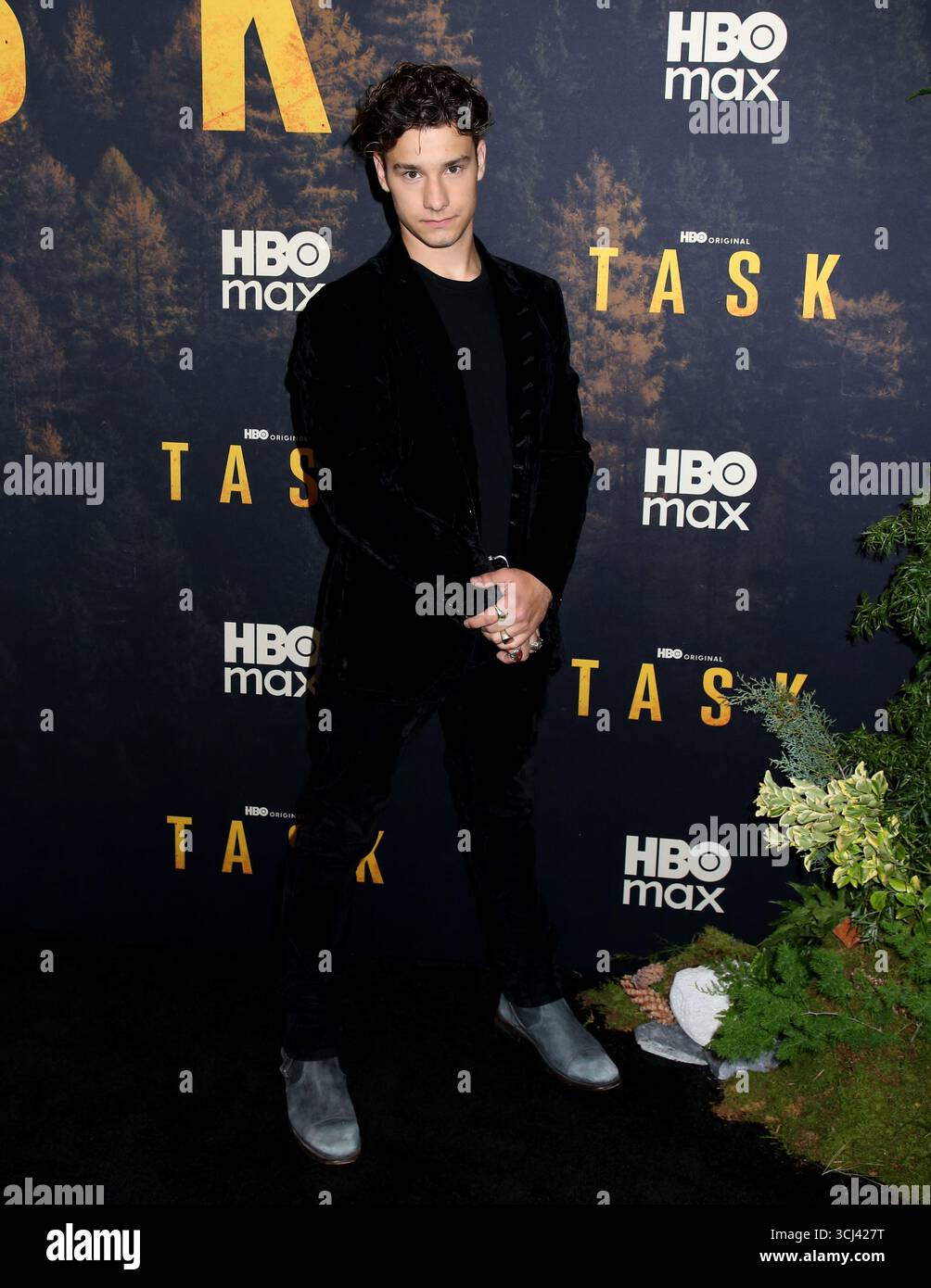 New York, Stati Uniti. 4 settembre 2025. Pilota che partecipa alla premiere "Task" di HBO a New York tenutasi al Perelman Performing Arts Center il 4 settembre 2025 a New York, NY © Steven Bergman/AFF-USA.COM Credit: AFF/Alamy Live News Foto Stock