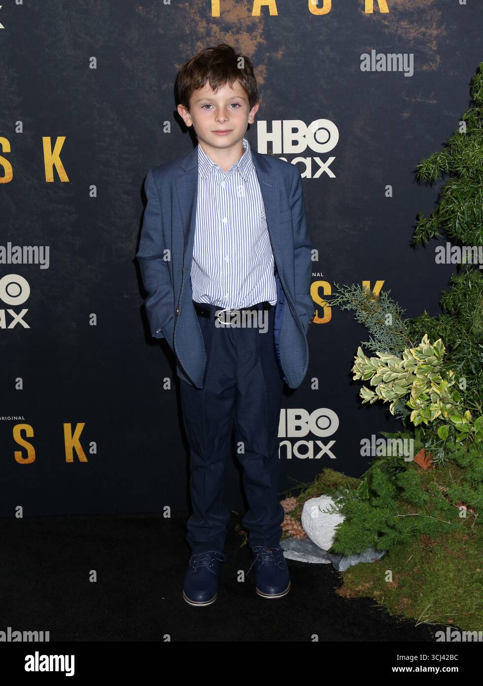 New York, Stati Uniti. 4 settembre 2025. Oliver Eisenson partecipa alla prima "Task" di HBO a New York, tenutasi al Perelman Performing Arts Center il 4 settembre 2025 a New York, NY © Steven Bergman/AFF-USA.COM Credit: AFF/Alamy Live News Foto Stock