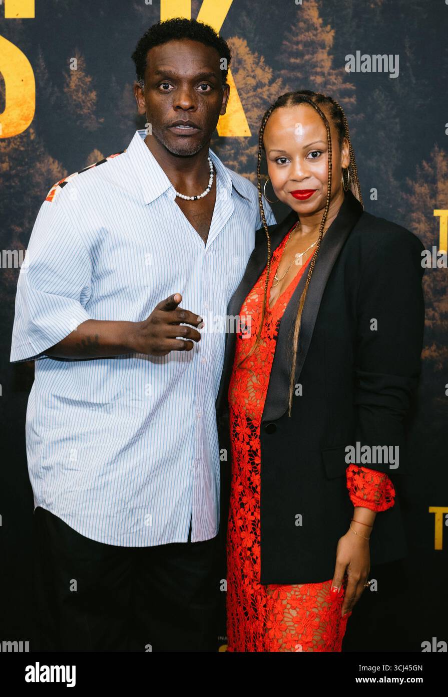 4 settembre 2025, New York, New York, Stati Uniti: Chris Chalk e K.D. Chalk partecipano alla serie HBO Max 'Task'. Si tiene al Perelman Performing Arts Center di New York. Dinara Khairova/Photo Image Press/Zuma Press 4 settembre 2025. (Credit Image: © Photo Image Press via ZUMA Press Wire) SOLO PER USO EDITORIALE! Non per USO commerciale! Foto Stock