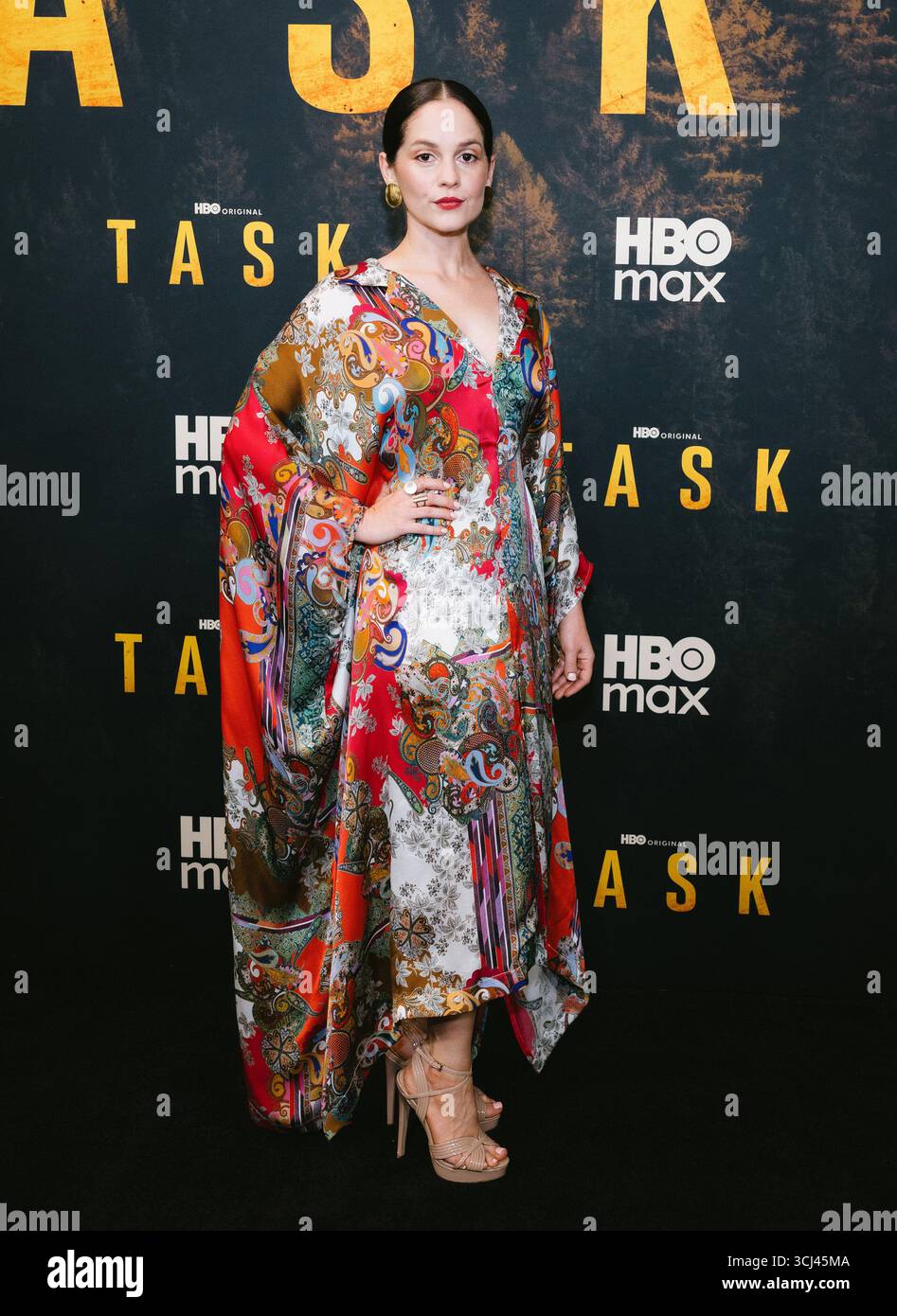 4 settembre 2025, New York, New York, Stati Uniti: Melanie Zanetti partecipa alla serie HBO Max 'Task'. Si tiene al Perelman Performing Arts Center di New York. Dinara Khairova/Photo Image Press/Zuma Press 4 settembre 2025. (Credit Image: © Photo Image Press via ZUMA Press Wire) SOLO PER USO EDITORIALE! Non per USO commerciale! Foto Stock