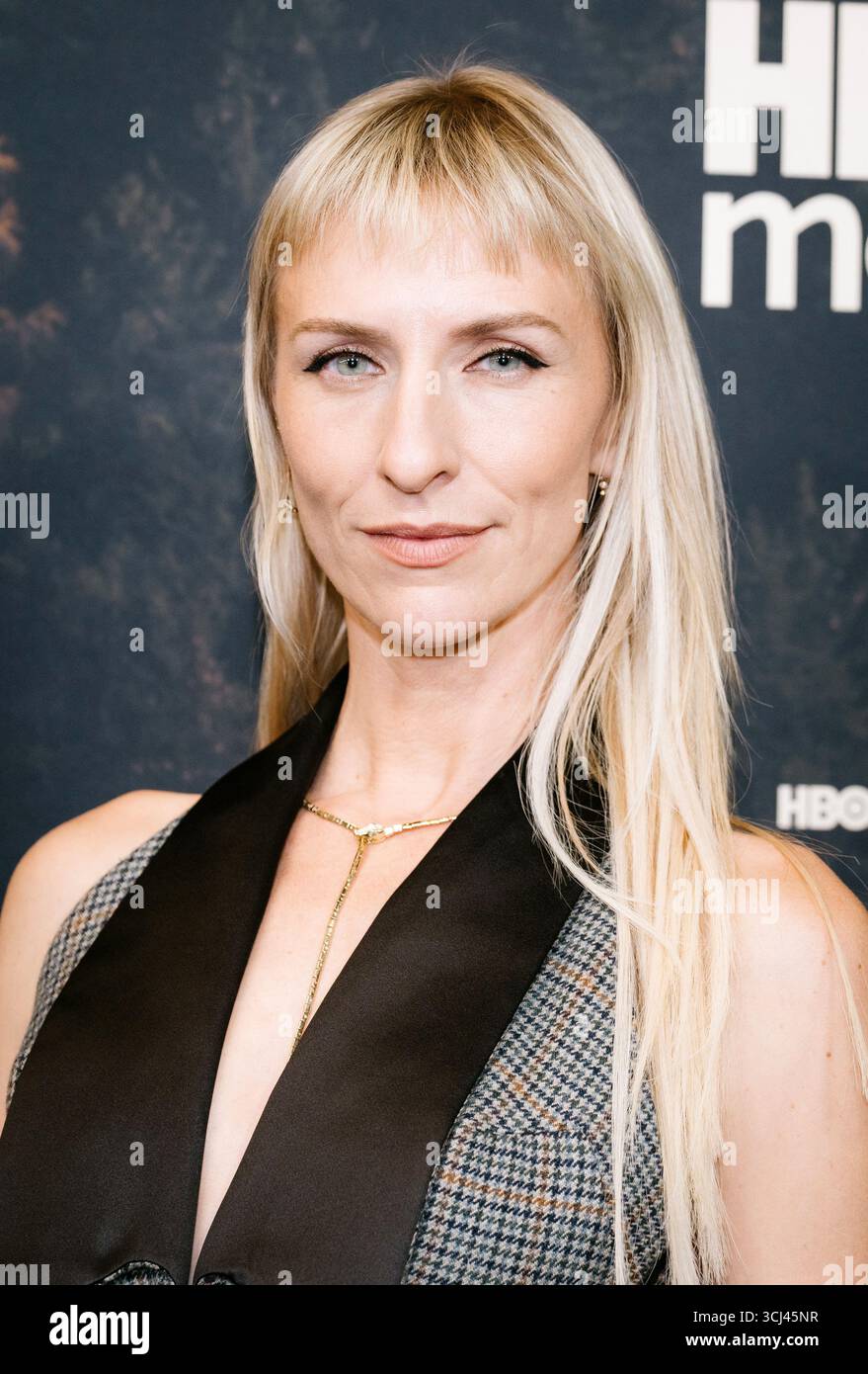 4 settembre 2025, New York, New York, Stati Uniti: Mickey Sumner partecipa alla serie HBO Max 'Task'. Si tiene al Perelman Performing Arts Center di New York. Dinara Khairova/Photo Image Press/Zuma Press 4 settembre 2025. (Credit Image: © Photo Image Press via ZUMA Press Wire) SOLO PER USO EDITORIALE! Non per USO commerciale! Foto Stock